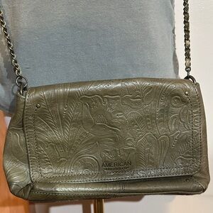American Leather Co. Olive Crossbody Bag